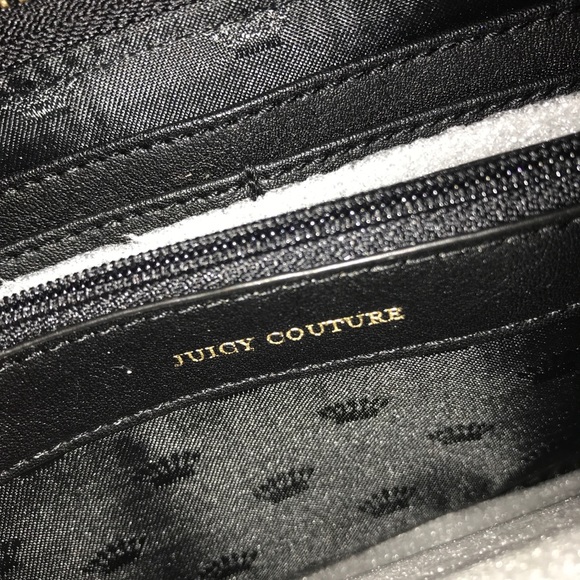 Juicy Couture Black Label Black Suede Wallet BNWT - Picture 8 of 8